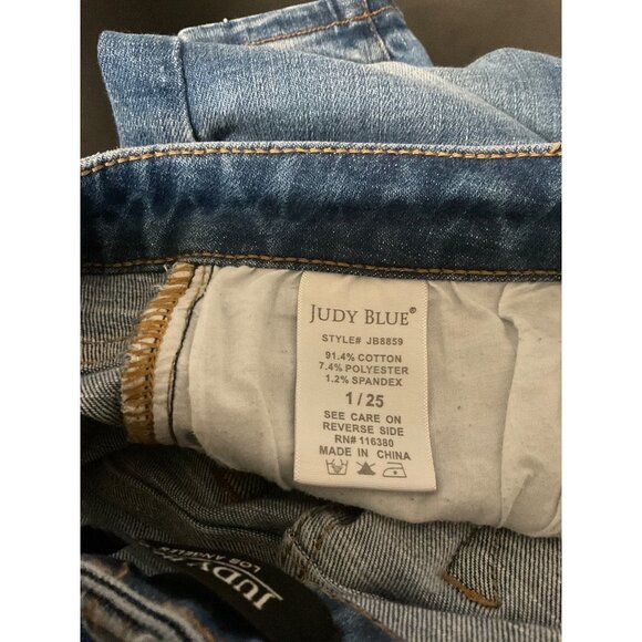JUDY BLUE Skinny Medium Wash Jeans sz. 1/25 - Picture 5 of 10